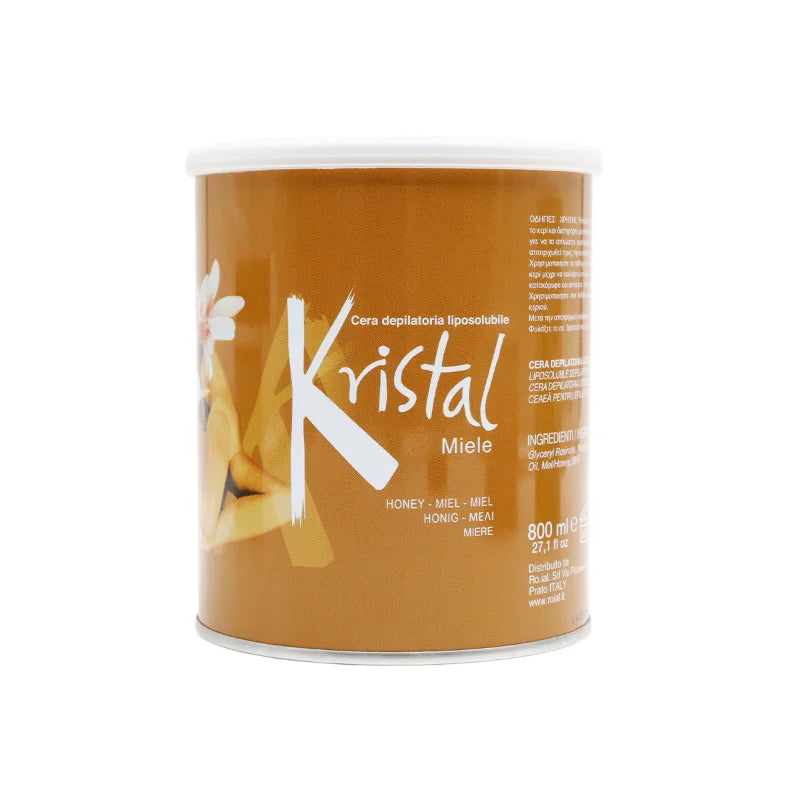 Kristal - Liposoluble Wax - Kristal Depilatory Liposoluble Wax - Miele (Honey) 800ml