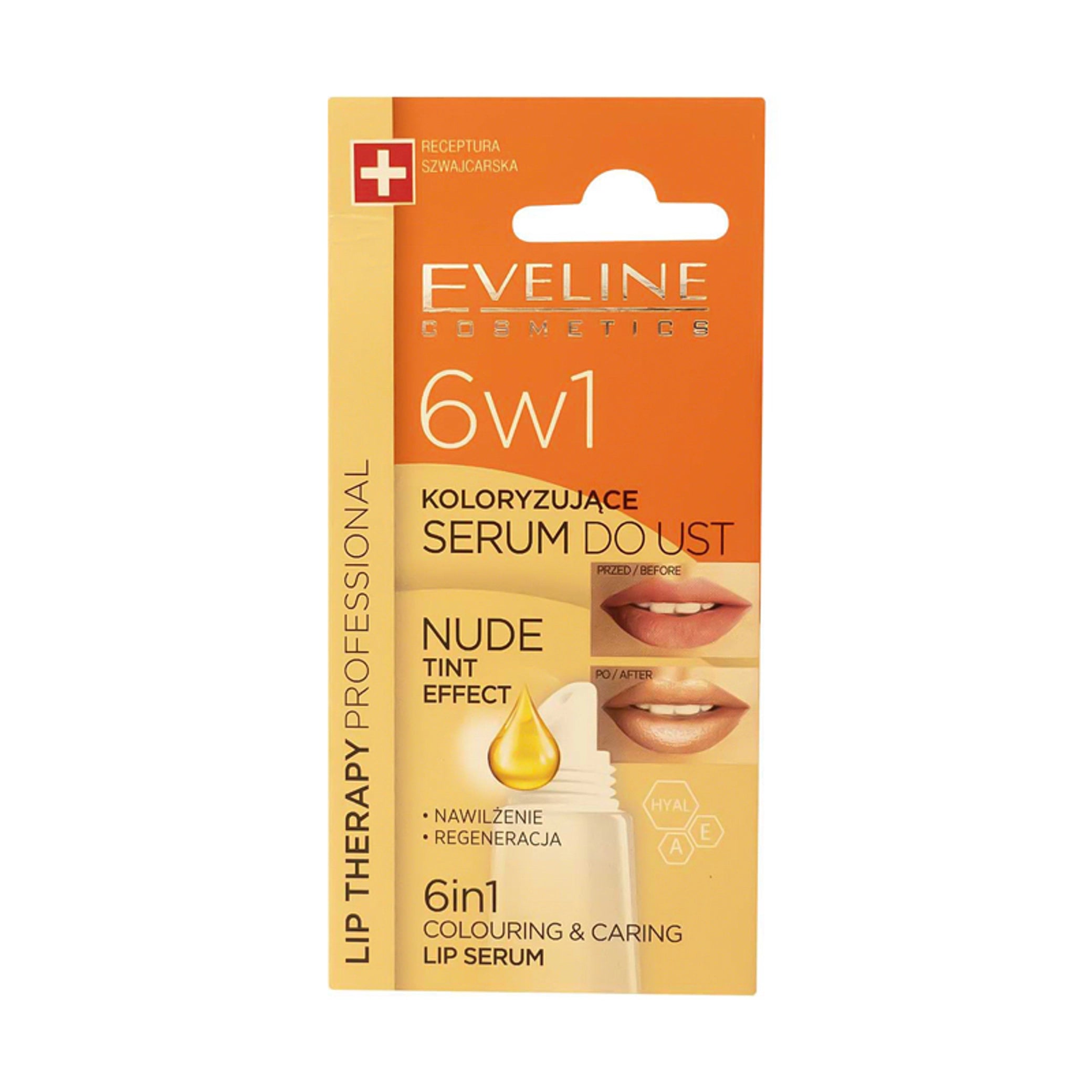 Eveline Cosmetics - Lip Gloss - Lip Therapy 6in1 Care & Colour Nude Tint 12ml
