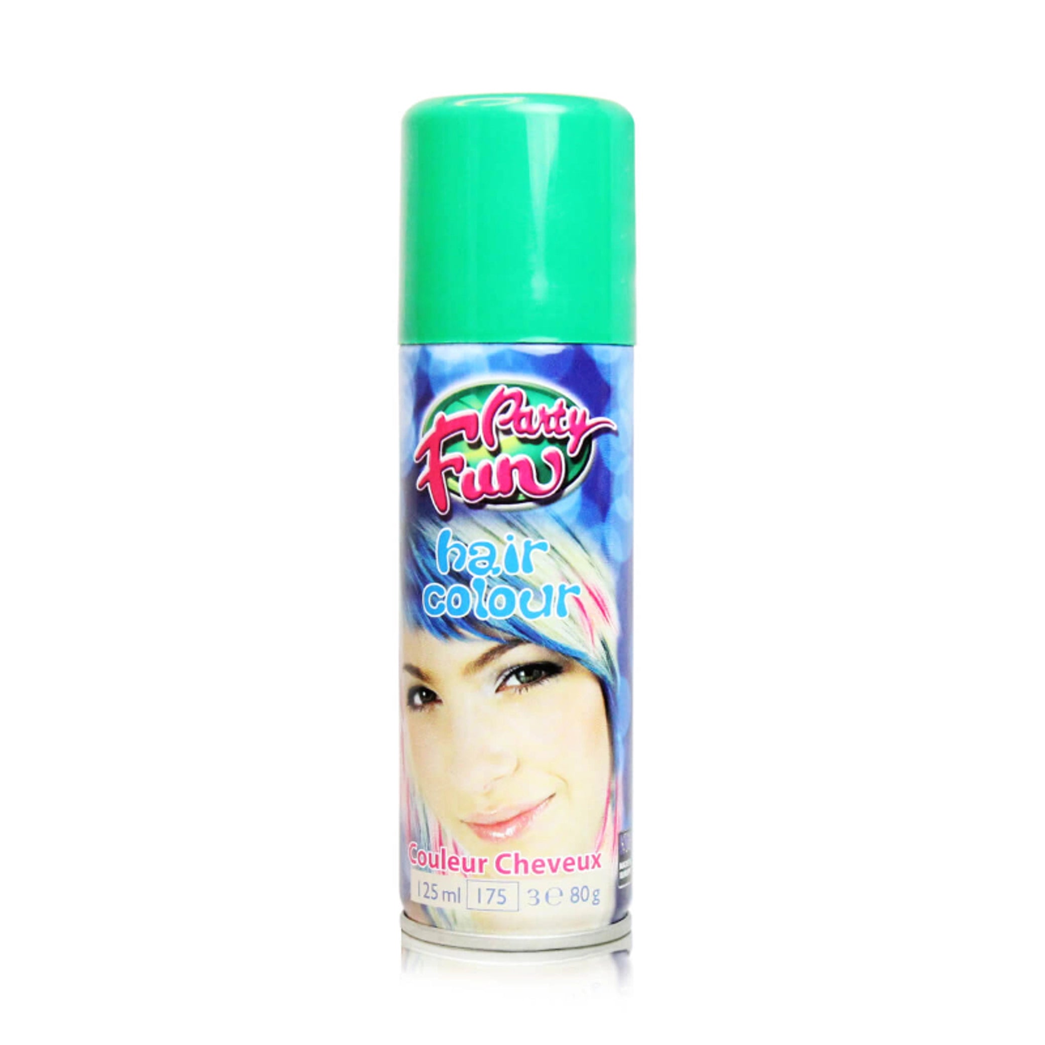 Part Fun - Temporary Hair Color - Party Fun Hair Color Spray - Green 125ml