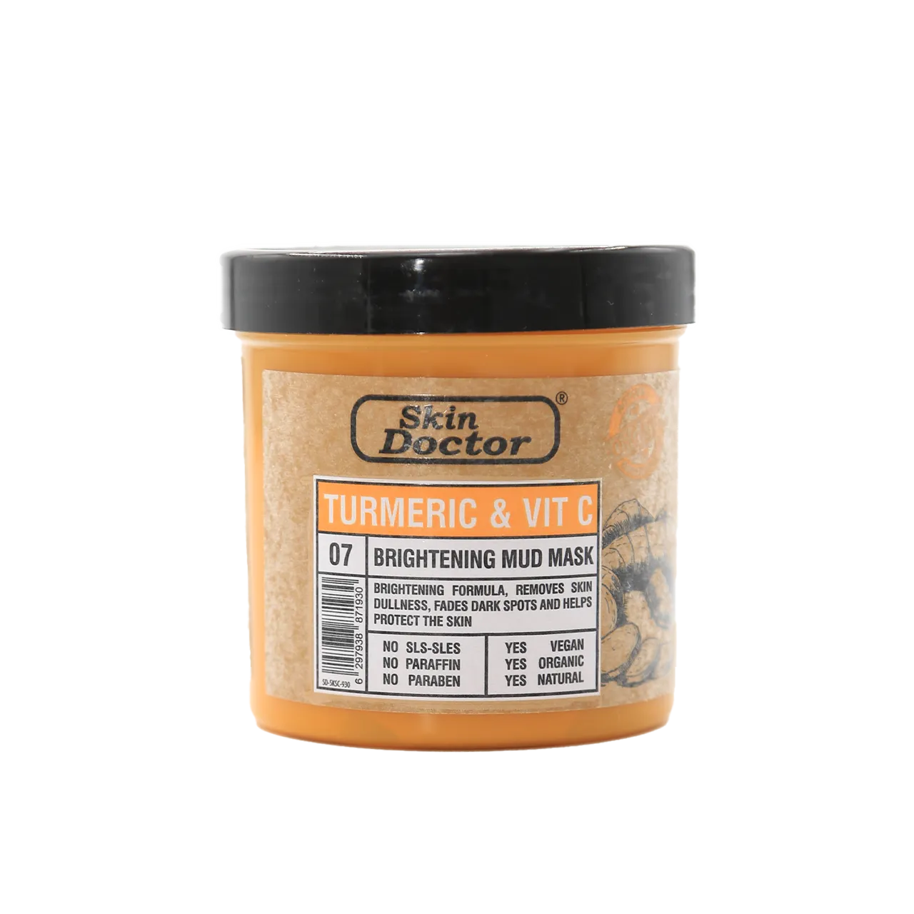 Skin Doctor - Mask - Turmeric & Vit C Brightening Mud Mask 150ml