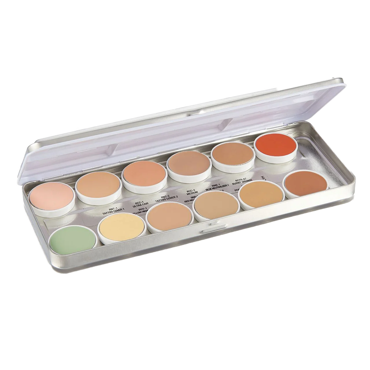 Ben Nye - Concealer Palette - MediaProHD Concealer Palette - 12 Refillable Colors NKP-12