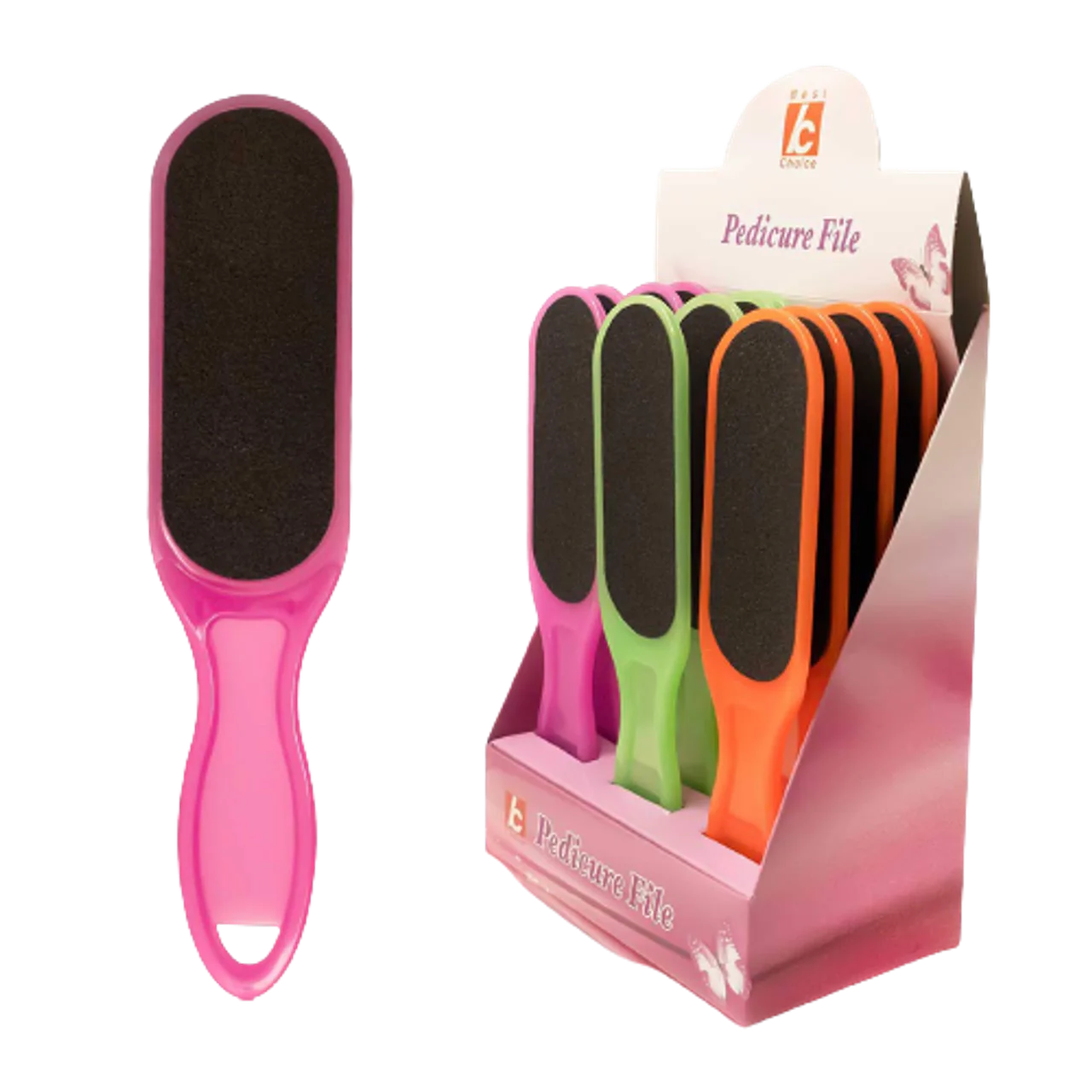 Best Choice - Foot Care - Wide Plastic Handle Doble sided Foot File