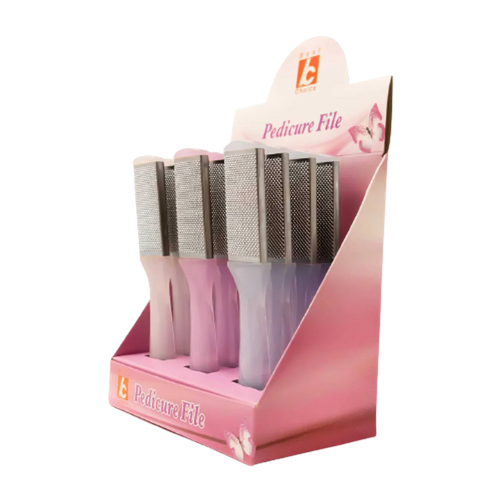 Best Choice - Foot Care - Dual Sided Stainless Steel & Sandpaper Foot File (BC-P-183D)