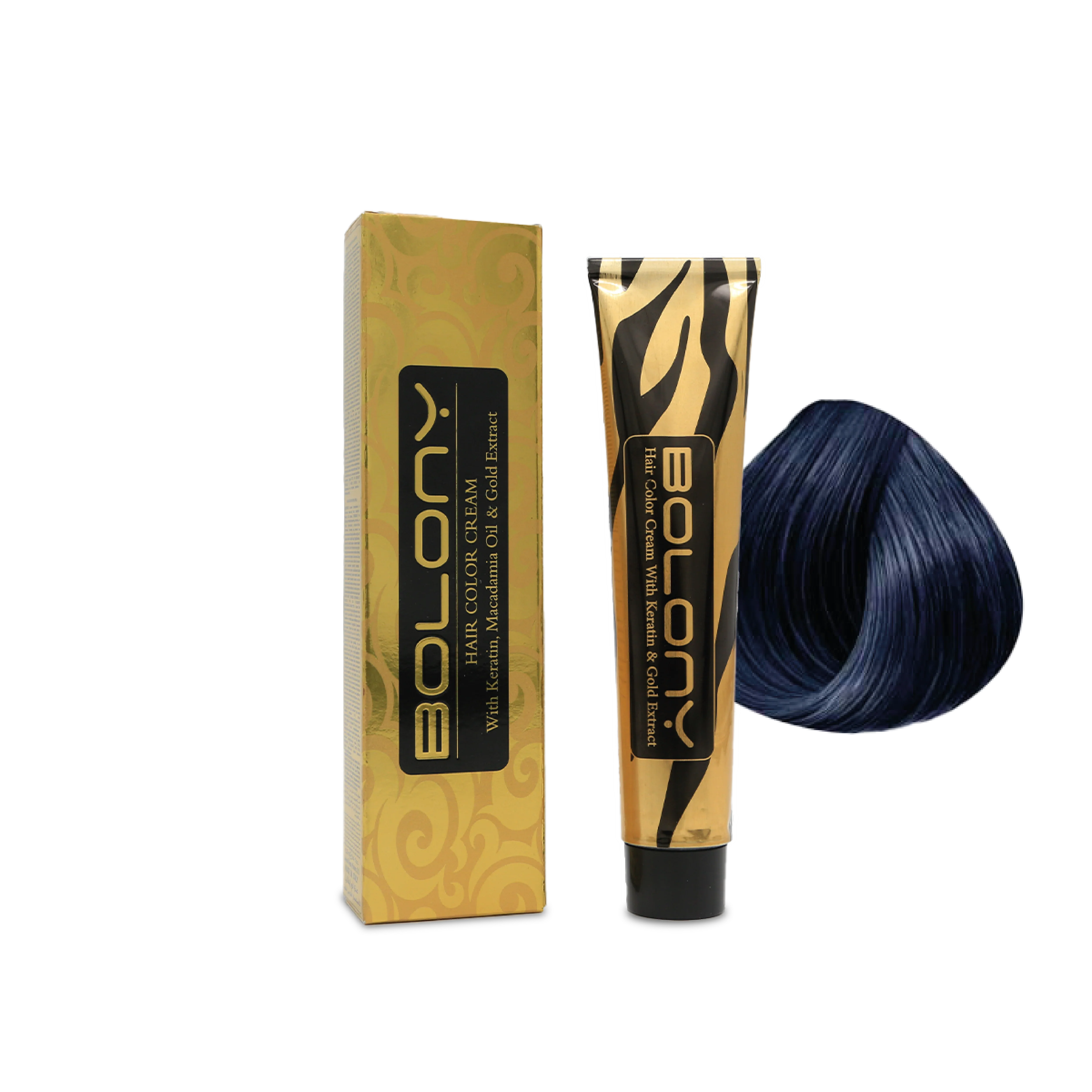 Bolony - Hair Color - Hair Color Cream 1 Intense Black 100ml