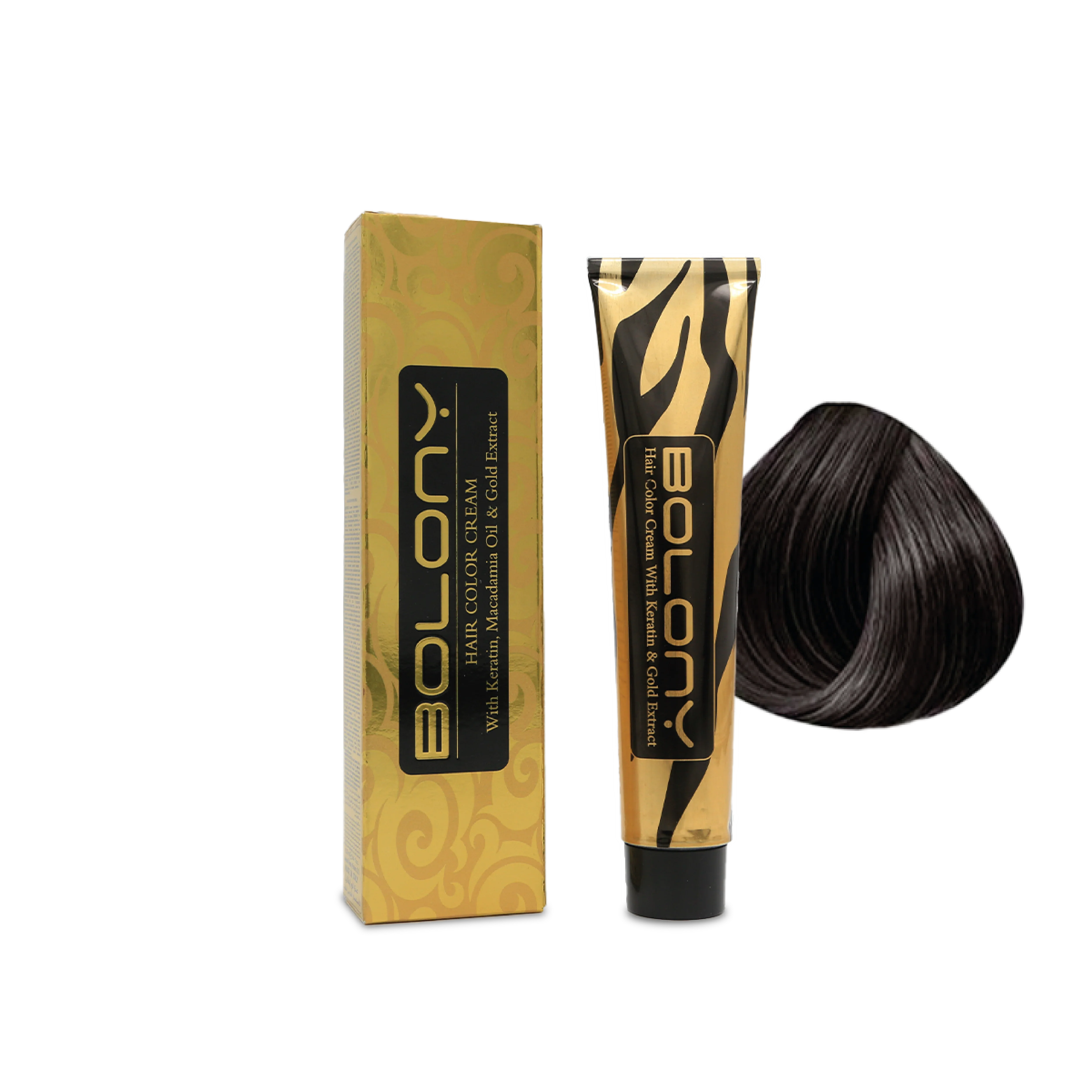Bolony - Hair Color - Hair Color Cream 3 Intense Dark Brown 100ml