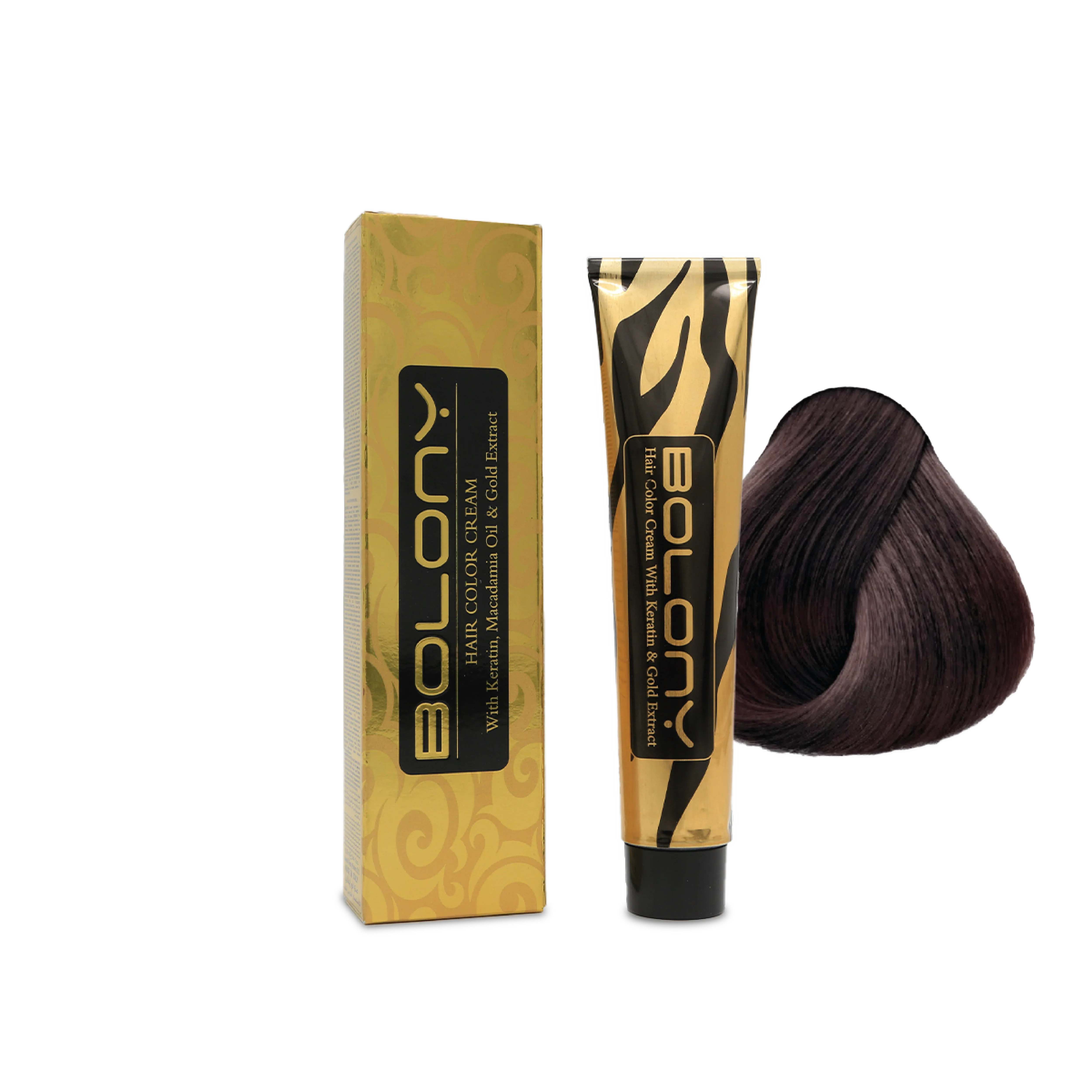 Bolony - Hair Color - Hair Color Cream 6.111 Dark Olive Ash  Blond 100ml