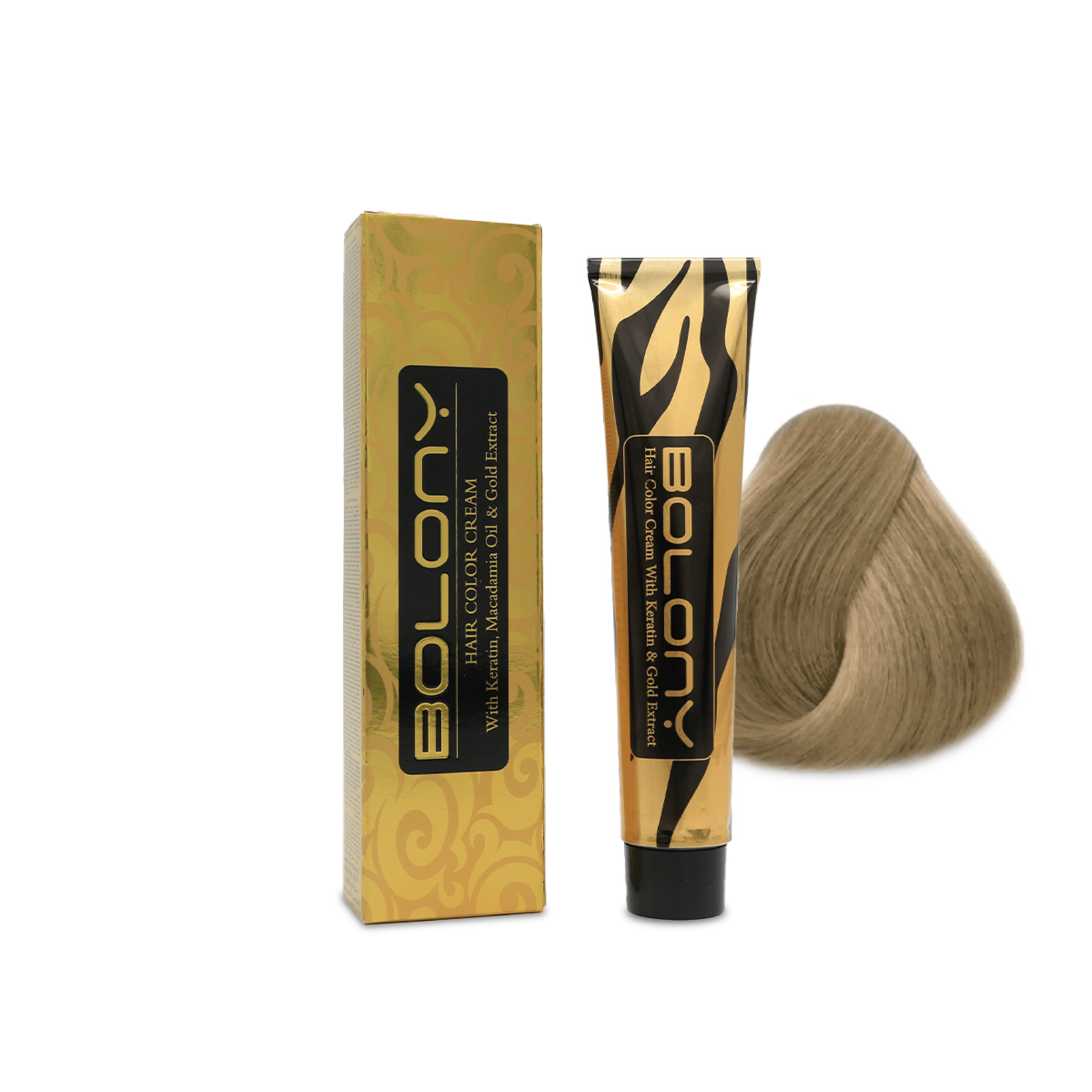 Bolony - Hair Color - Hair Color Cream 9.121 Very Light Oak Ash Blond 100ml
