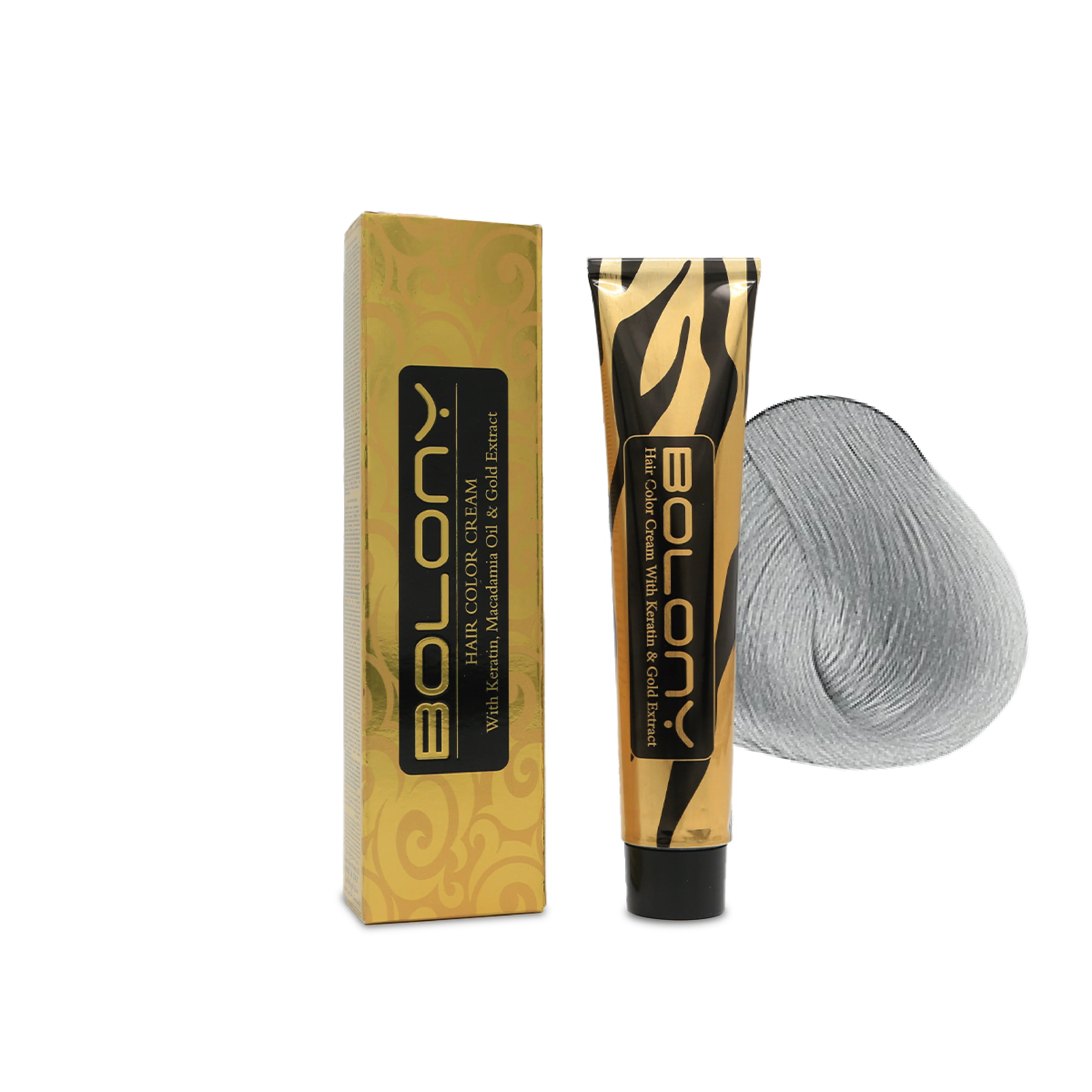 Bolony - Hair Color - Hair Color Cream 7.001  Intense Ash Blond 100ml