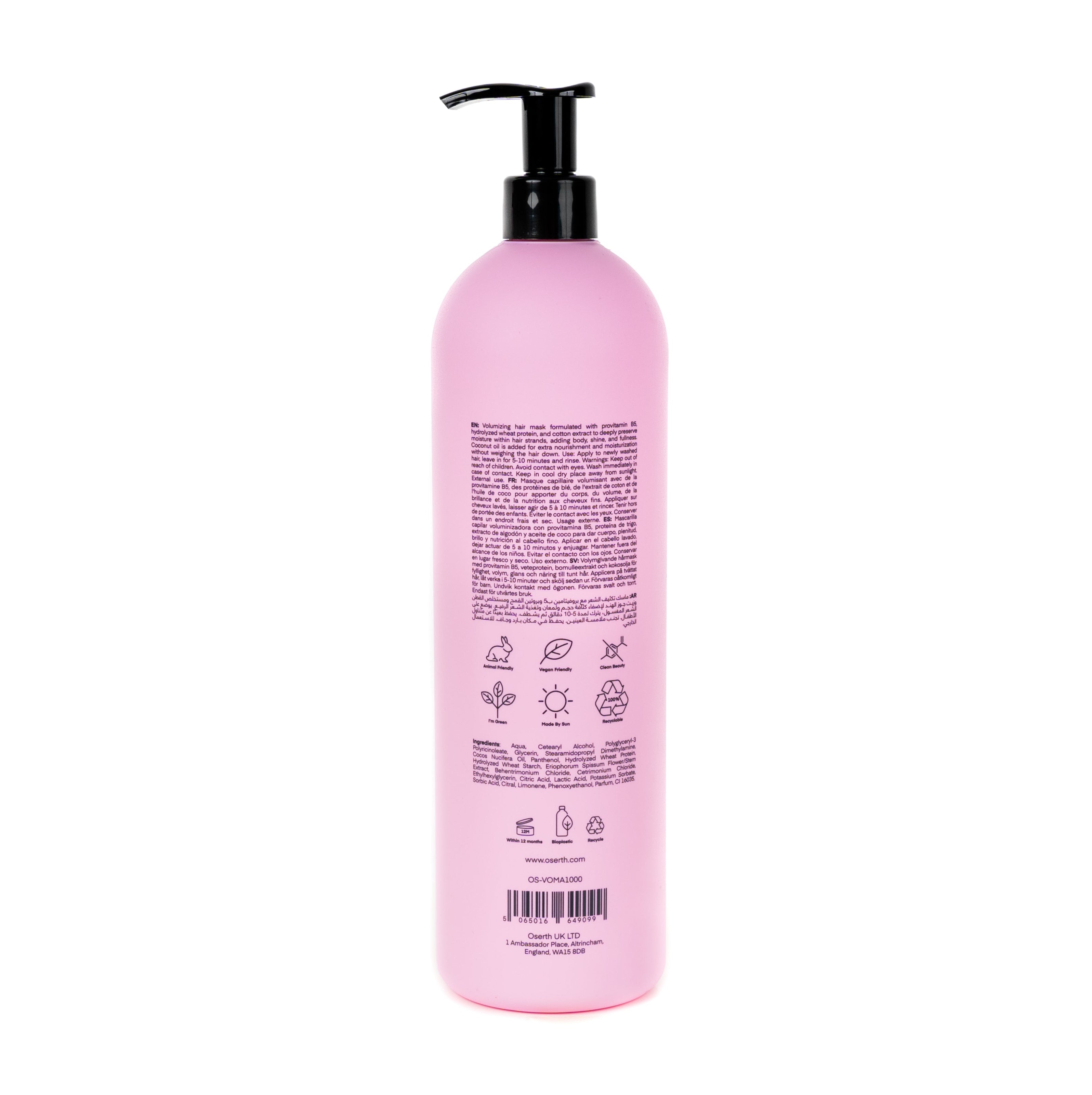 Oserth - Shampoo - Oserth Volume Shampoo 1000ml