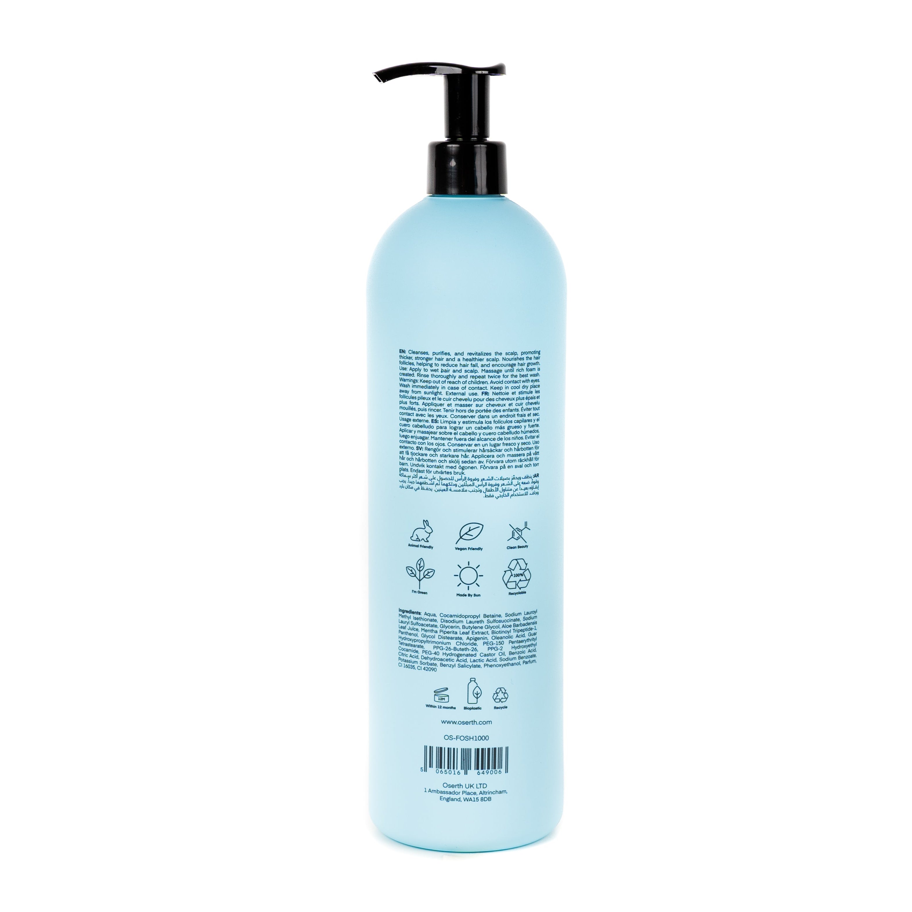 Oserth - Shampoo - Fortify Shampoo 1000ml