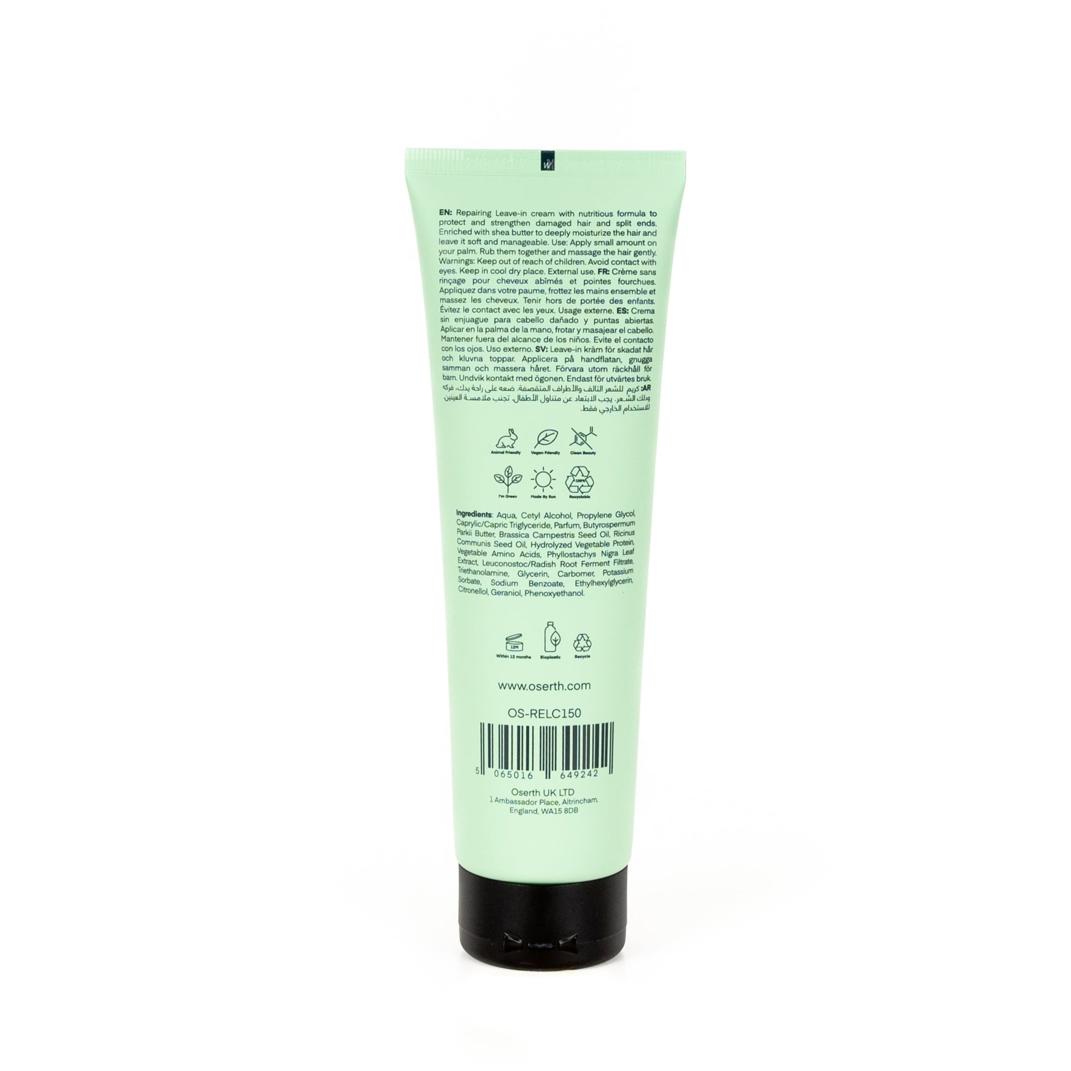 Oserth - Leave-in Conditioner - Oserth Restore Leave-in Cream 150ml
