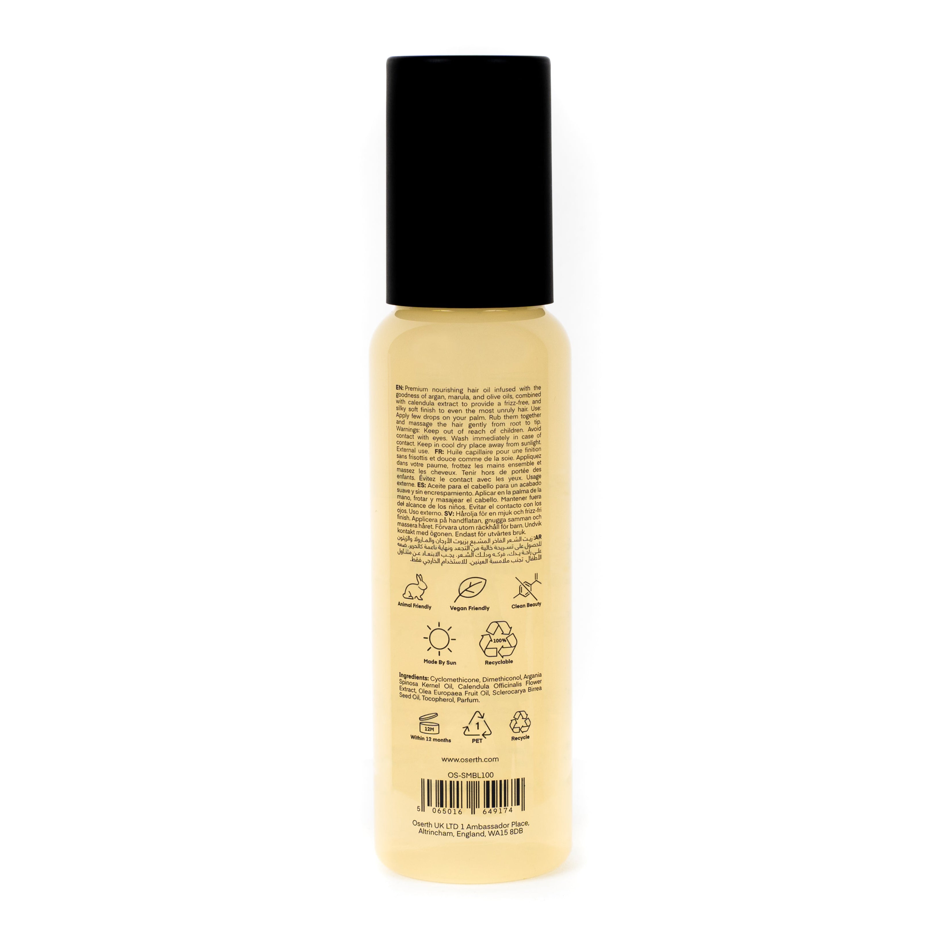 Oserth - Hair Oil - Oserth Smooth Blend Oil 100ml