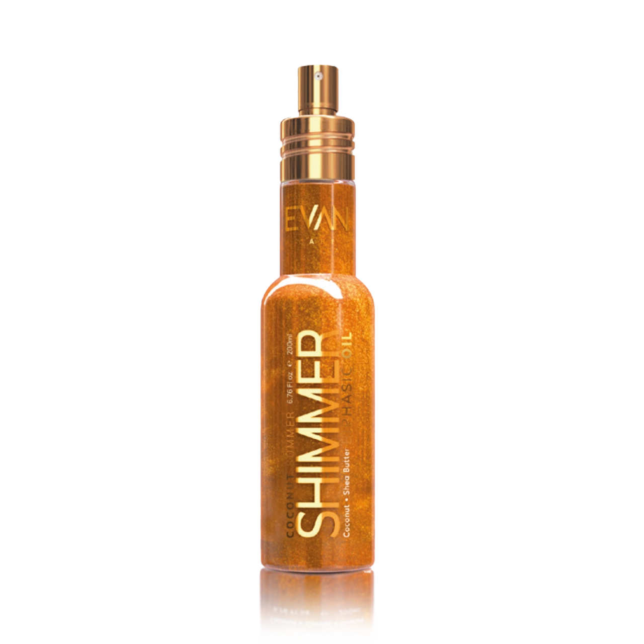 Evan Care - Hair Oil - Coconut Summer Shimmer Coconut Oil & Shea Butter Biaphasic Oil Protection 200ml