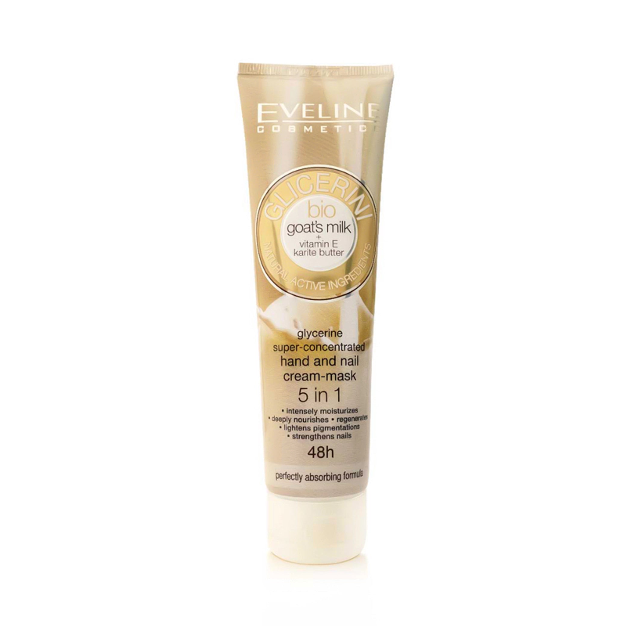 Eveline Cosmetics - Mask - Glycerine Hand And Nail Cream Mask With Goat's Milk 100ml