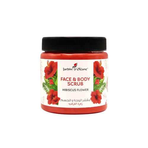 Jardin D'oleane - Scrub - Face & Body Scrub with Hibiscus Flower 500ml