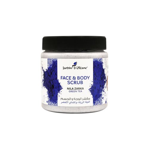 Jardin D'oleane - Scrub - Face & Body Scrub with Nila Zarka & Green Tea 500ml