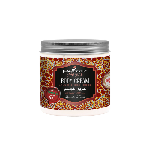 Jardin D'oleane - Cream - Body Cream with Argan Oil & Coconut Butter - Marrakech Scent 500ml