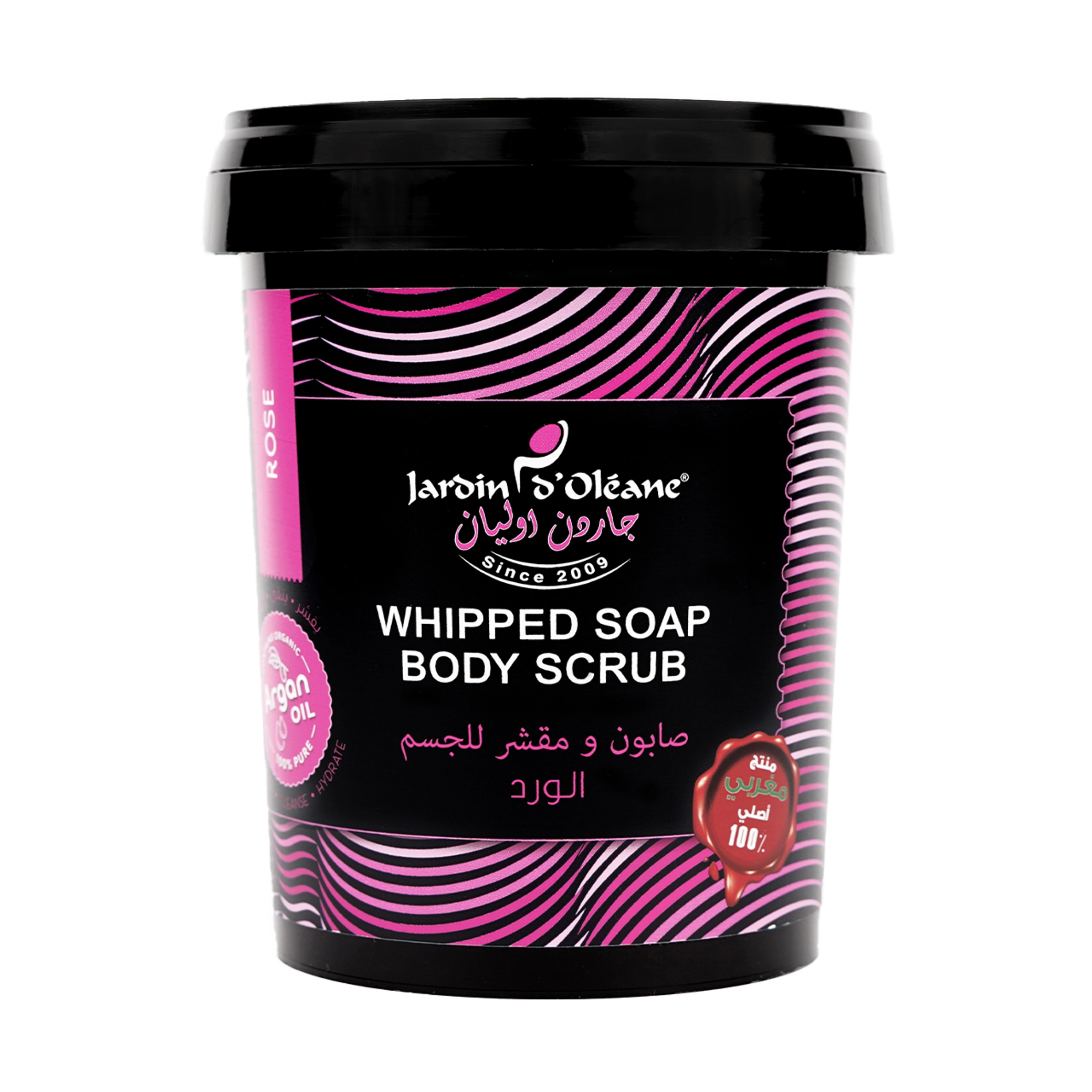 Jardin D'oleane - Soap - Rose Whipped Soap Body Scrub with Argan Oil 500g