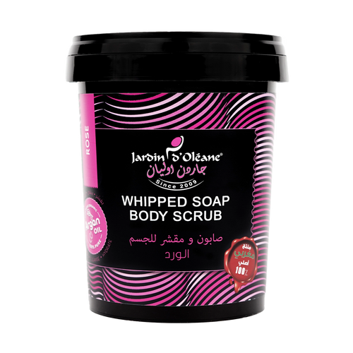 Jardin D'oleane - Soap - Rose Whipped Soap Body Scrub with Argan Oil 500g