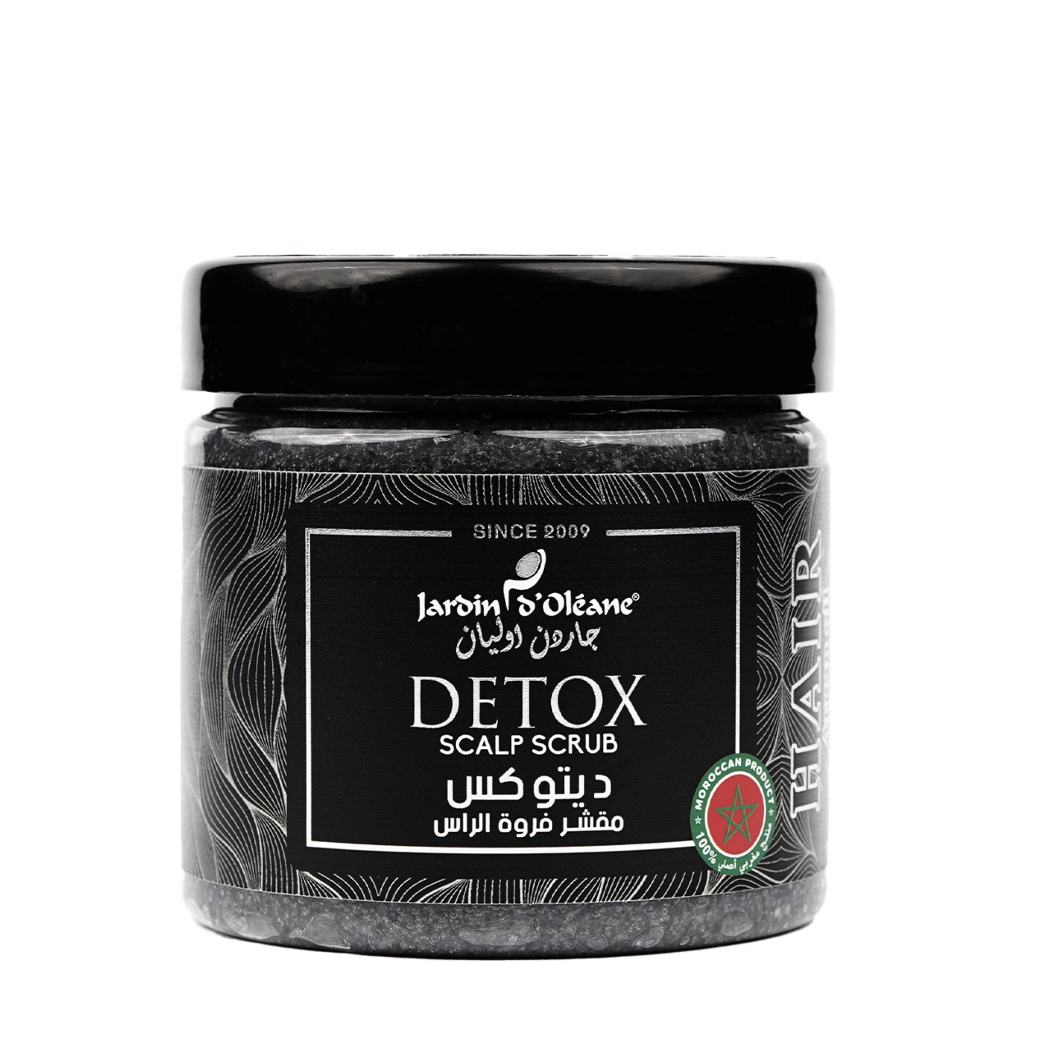 Jardin D'oleane - Scrub - Detox Scalp Scrub with Charcoal and Argan Oil 250g