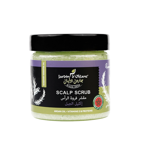 Jardin D'oleane - Scrub - Rosemary Essential Oil scalp Scrub with Argan Oil and Vitamin E 250g