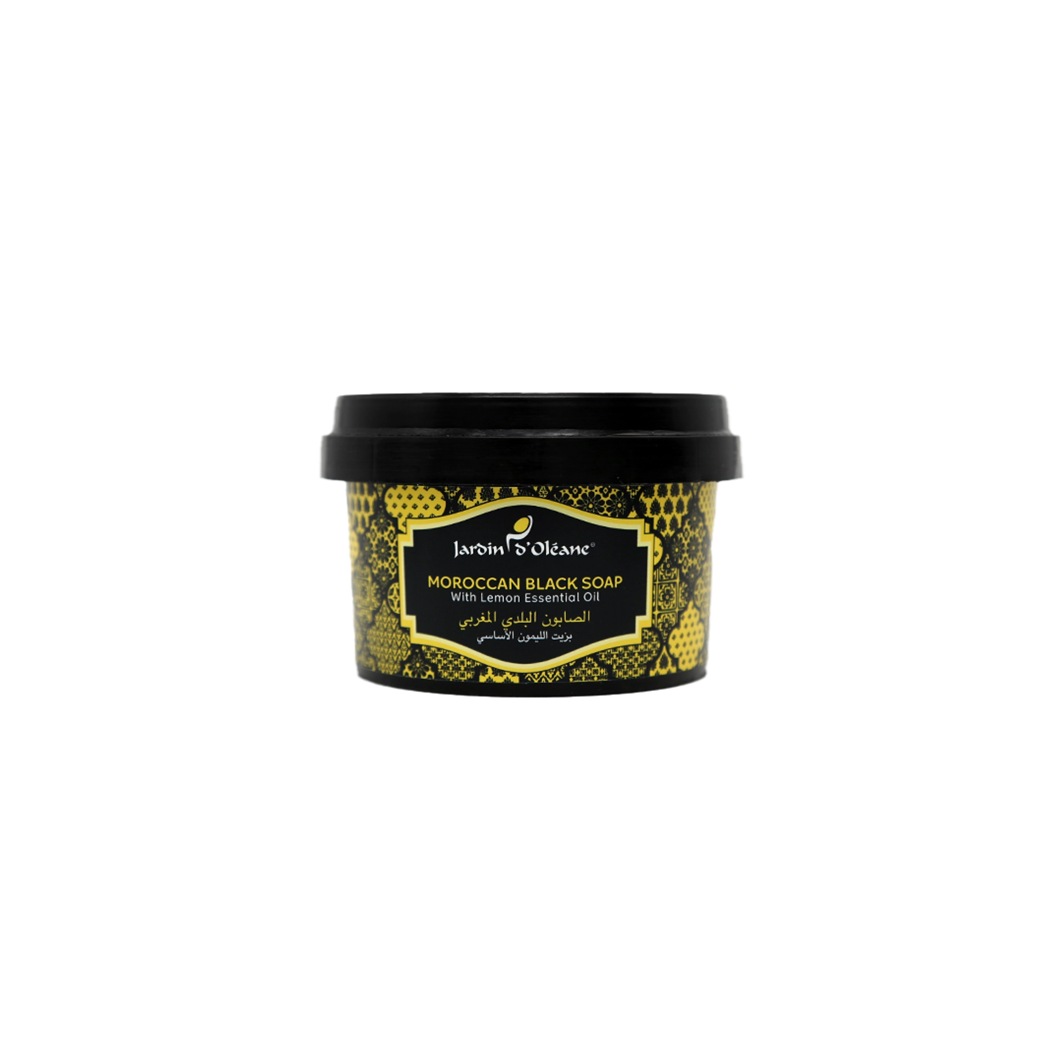 Jardin D'oleane - Soap - Jardin D'oleane Moroccan Black Soap With Lemon Essential Oil 250g
