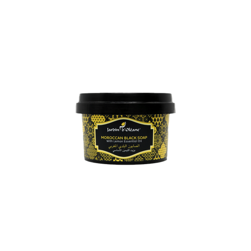 Jardin D'oleane - Soap - Jardin D'oleane Moroccan Black Soap With Lemon Essential Oil 250g