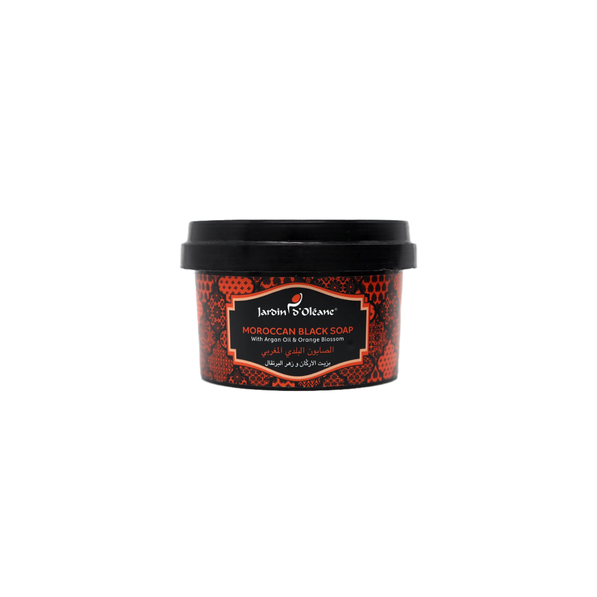 Jardin D'oleane - Soap - Jardin D'oleane Moroccan Black Soap With Argan Oil & Orange Blossom 250g