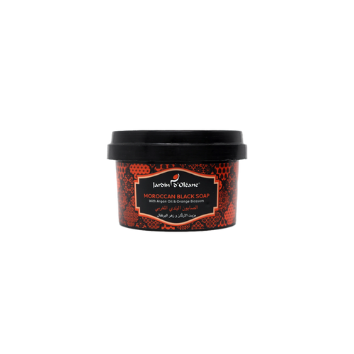 Jardin D'oleane - Soap - Jardin D'oleane Moroccan Black Soap With Argan Oil & Orange Blossom 250g