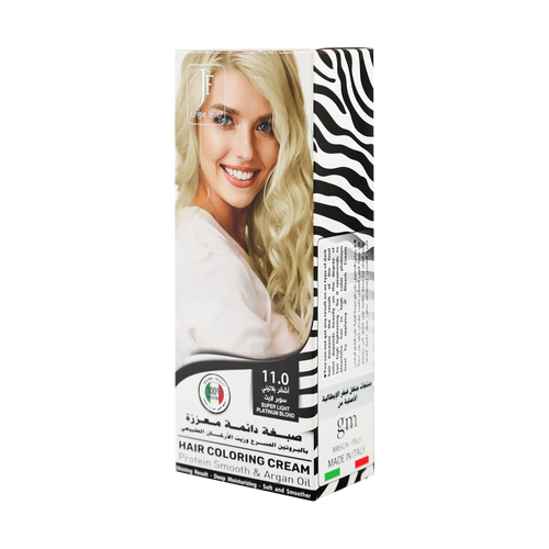 Jungle Fever - Hair Color Kit - Hair Coloring Cream Kit 11.0 Super Light Platinum Blond