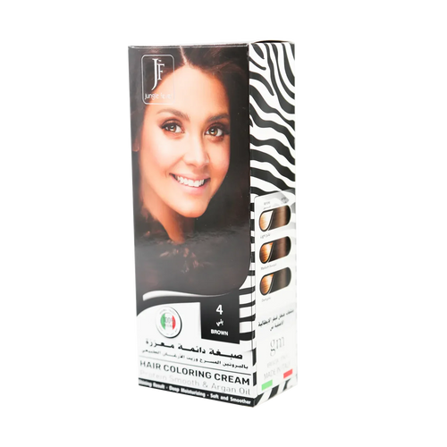 Jungle Fever - Hair Color Kit - Hair Coloring Cream Kit 4 Brown