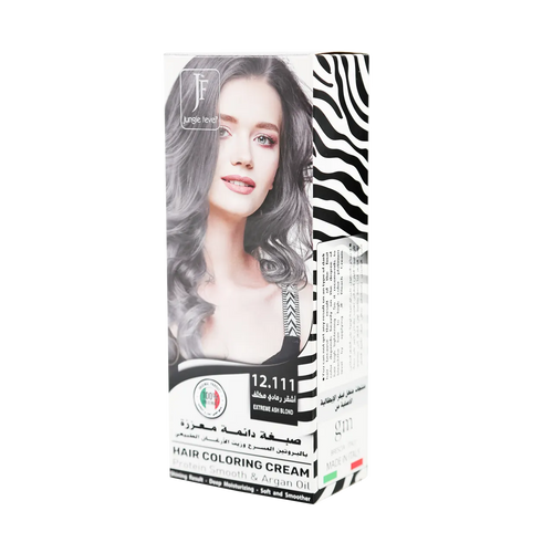 Jungle Fever - Hair Color Kit - Hair Coloring Cream Kit 12.111 Extreme Ash Blond