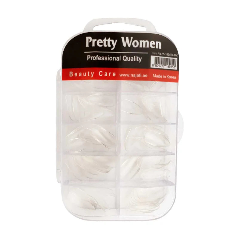 Pretty Woman - Nail Care - Clear Nail Tips (100 Tips) TR-34C
