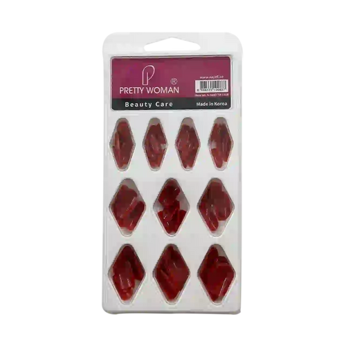 Pretty Woman - Nail Care - Red Nail Tips Set (100 Tips) TR-13SB