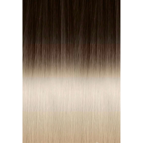 Seiseta - Hair Extension - Tape-in Classic Hair Extension 6 Strands Ombre 4/1001 Brown/Platinum Blonde 50/55CM 15GR