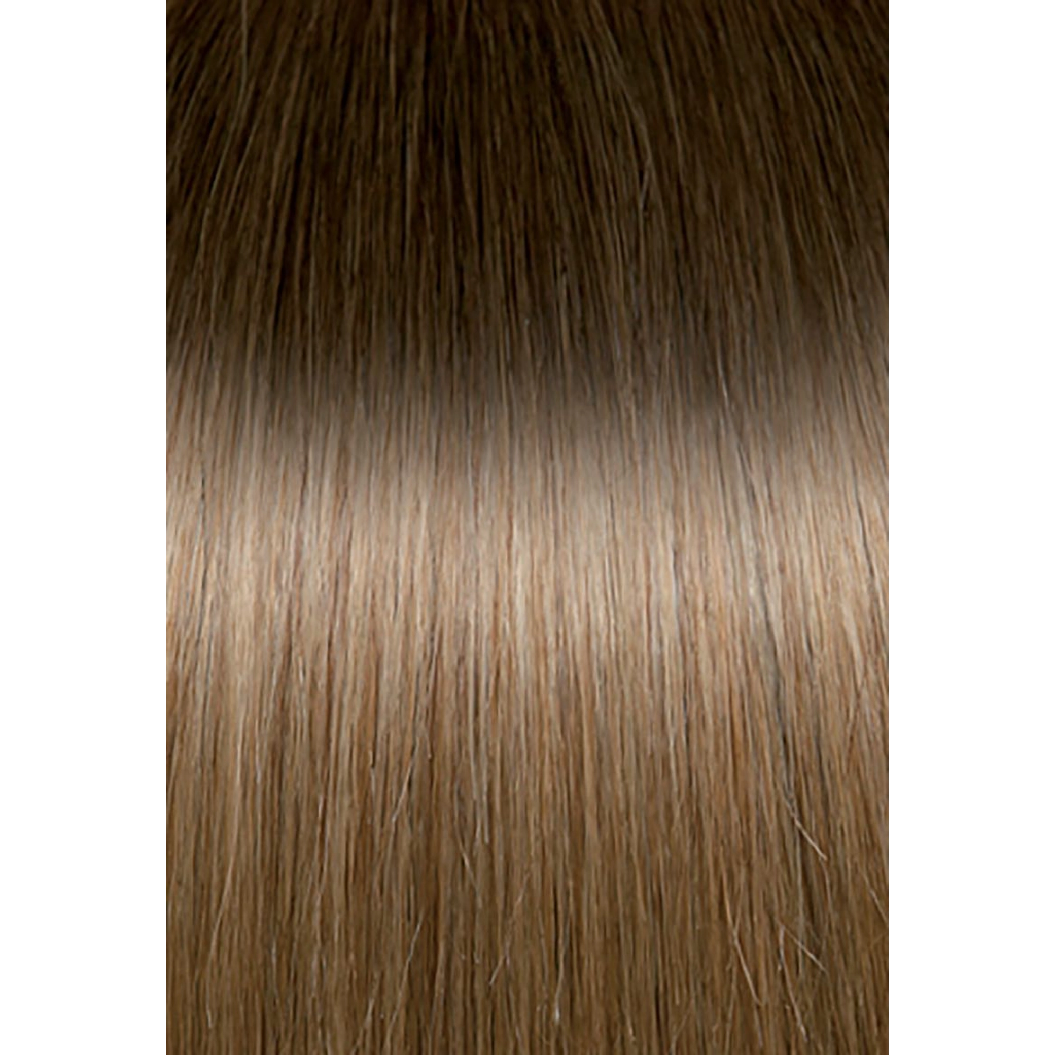 Seiseta - Hair Extension - Keratin Fusion Classic Hair Extension 25 Strands Ombre 8/DB4 Natural Dark Blonde/Dark Golden Blonde 50/55CM 20GR
