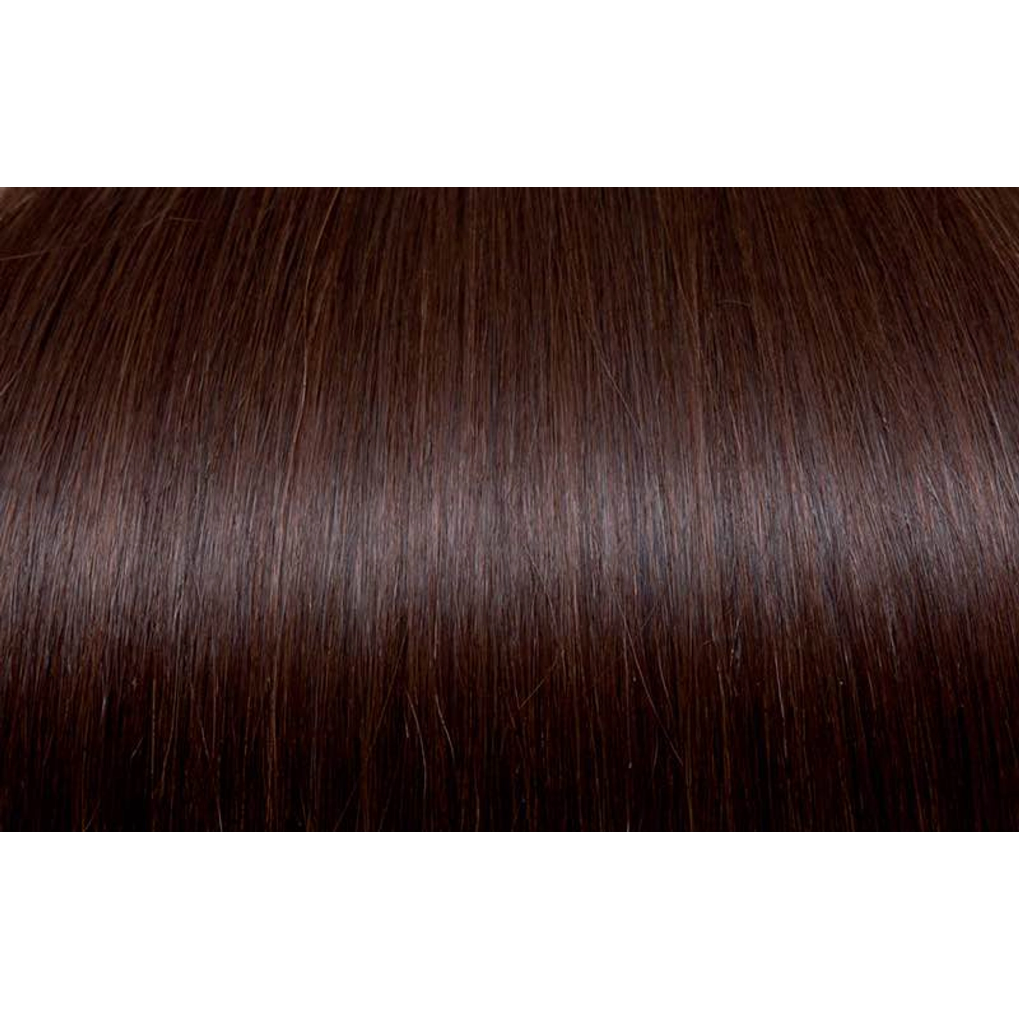 Seiseta - Hair Extension - Keratin Fusion Russian Hair Extension 20PCS 32 Mahogany Brown 55CM