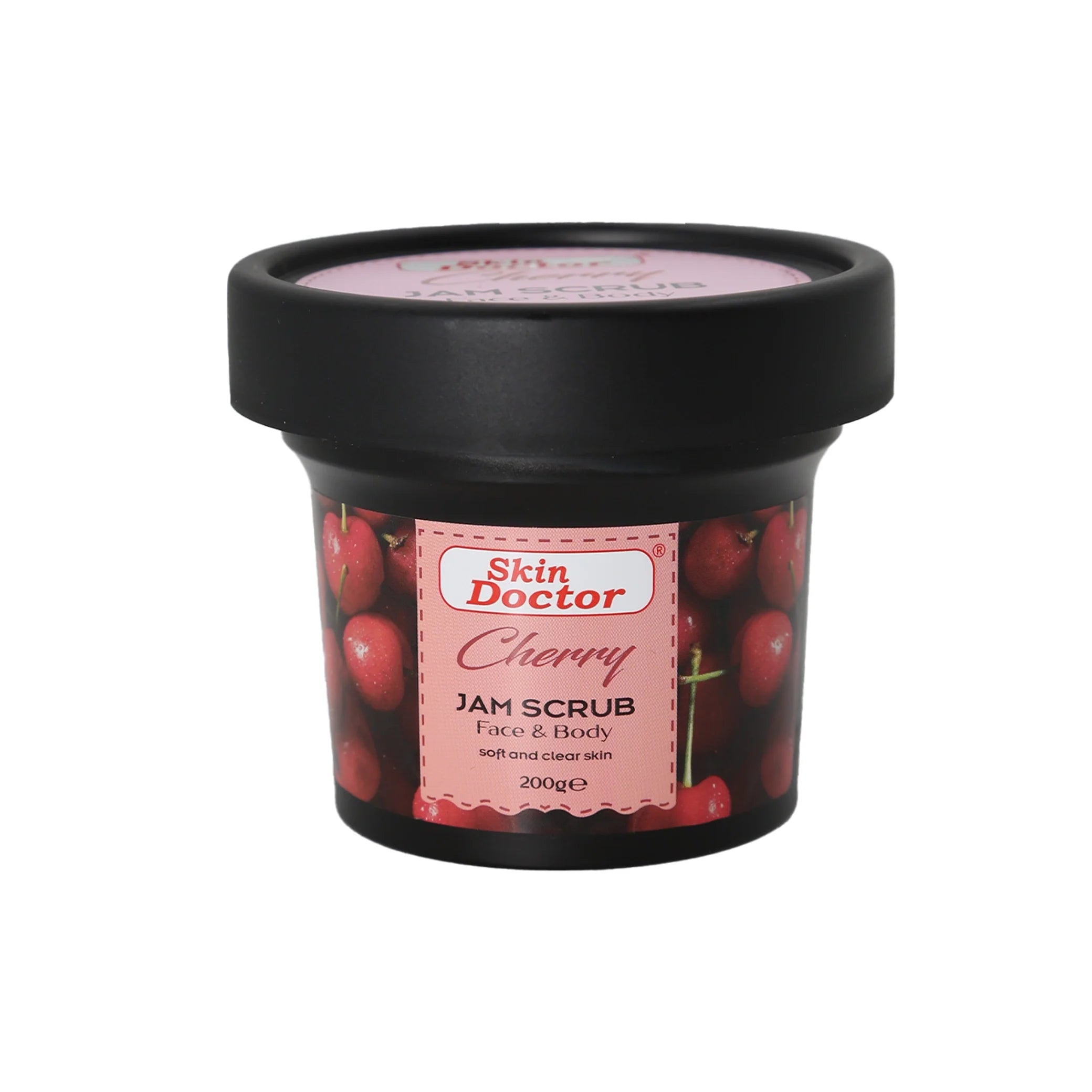 Skin Doctor - Scrub - Cherry Jam Scrub for Face & Body 200g