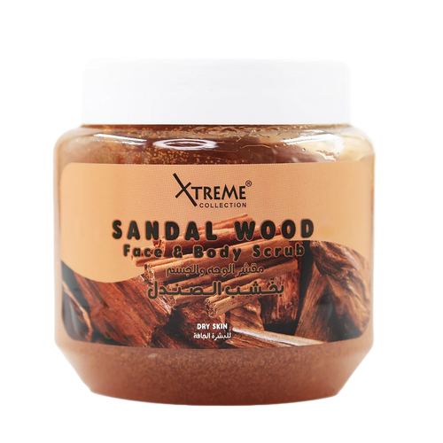 Xtreme Collection - Scrub - Sandal Wood Face & Body Scrub 500ml
