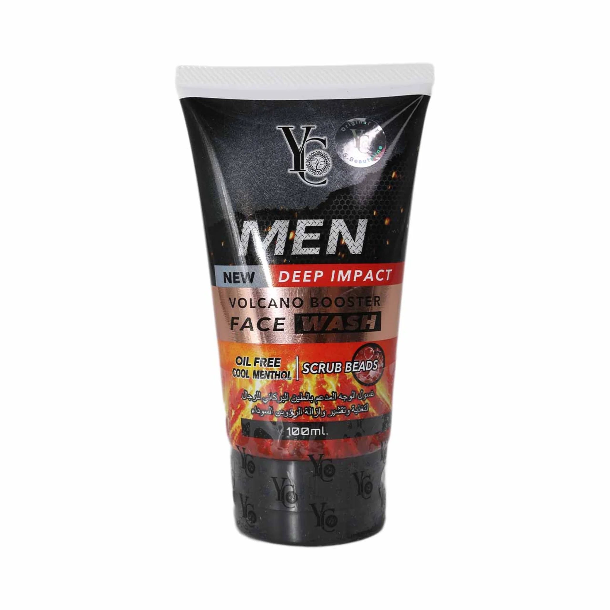 Yong Chin - Face Wash - Men Deep Impact Volcano Booster Face Wash 100ml